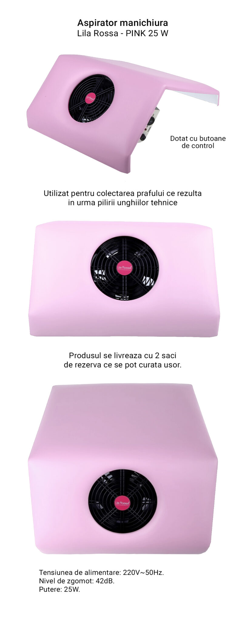 aspirator manichiura roz